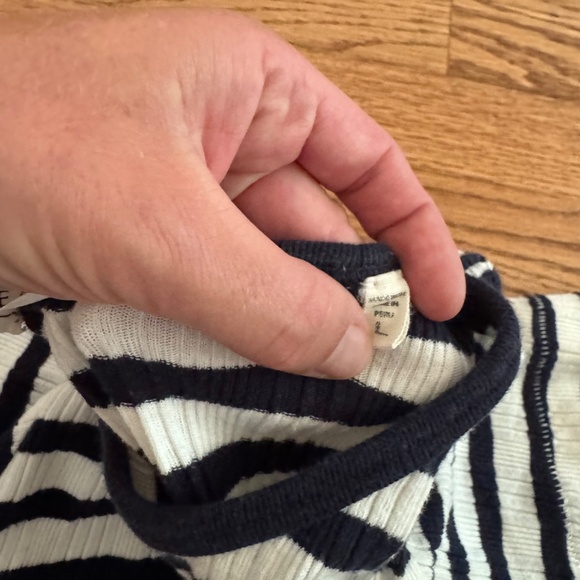 Dôen Vivi Tee in Navy Nantucket Stripe - Picture 5 of 6